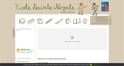 Desktop Screenshot of ecole-sainte-noyale.fr